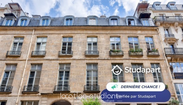 Logement tudiant Studio à Paris 01er arrondissement (75001)