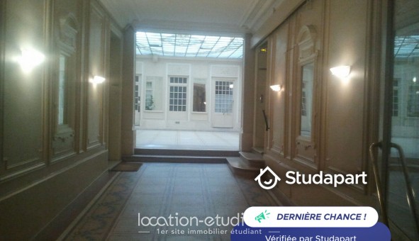 Logement tudiant Studio à Paris 01er arrondissement (75001)