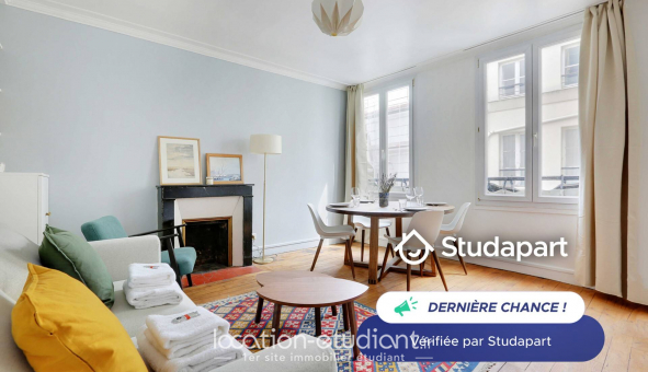 Logement tudiant Location Studio Meublé Paris 01er arrondissement (75001)