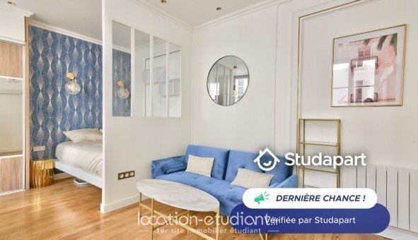 Logement tudiant Studio à Paris 02me arrondissement (75002)