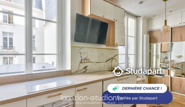 Logement tudiant Studio à Paris 02me arrondissement (75002)