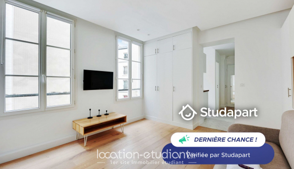 Logement tudiant Studio à Paris 02me arrondissement (75002)