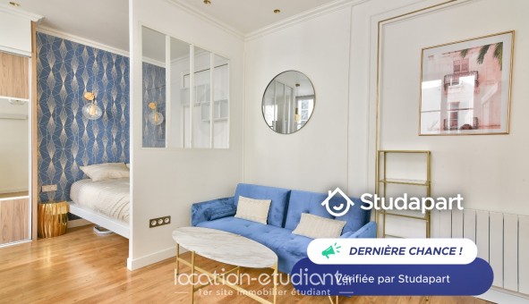 Logement tudiant Location Studio Meublé Paris 02me arrondissement (75002)