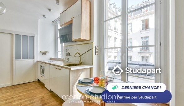 Logement tudiant Studio à Paris 02me arrondissement (75002)