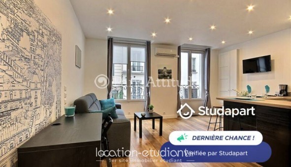 Logement tudiant Studio à Paris 02me arrondissement (75002)