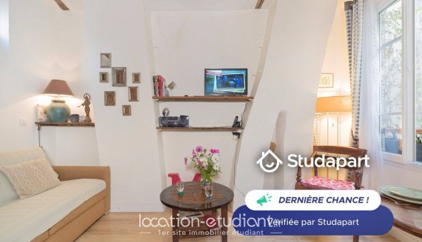 Logement tudiant Location Studio Meublé Paris 03me arrondissement (75003)