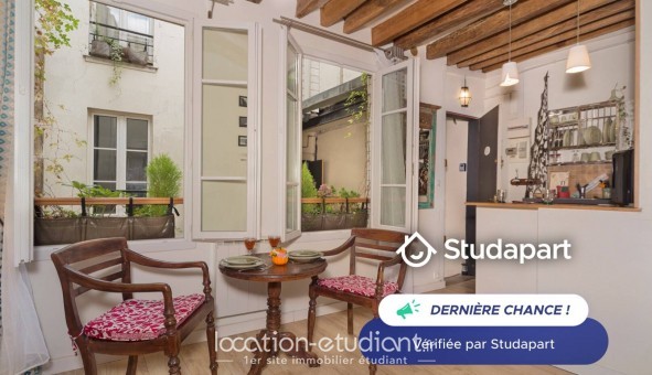 Logement tudiant Studio à Paris 03me arrondissement (75003)