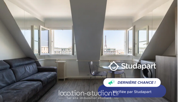 Logement tudiant Studio à Paris 07me arrondissement (75007)