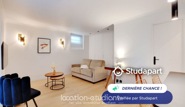 Logement tudiant Location Studio Meublé Paris 07me arrondissement (75007)