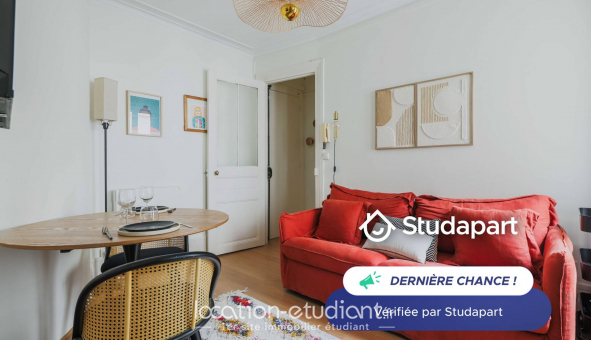 Logement tudiant Location Studio Meublé Paris 07me arrondissement (75007)