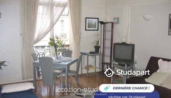 Logement tudiant Studio à Paris 08me arrondissement (75008)