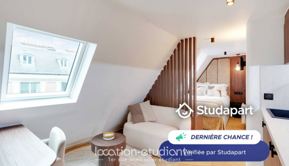 Logement tudiant Studio à Paris 08me arrondissement (75008)