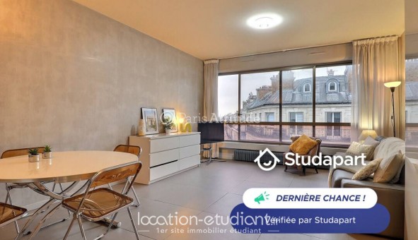 Logement tudiant Studio à Paris 08me arrondissement (75008)