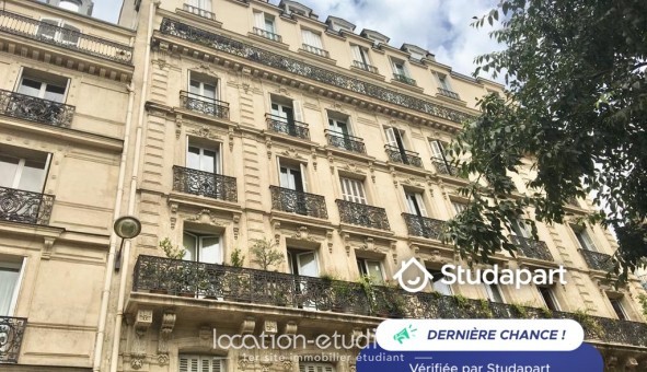 Logement tudiant Location Studio Meublé Paris 09me arrondissement (75009)