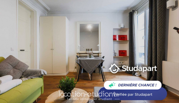 Logement tudiant Studio à Paris 09me arrondissement (75009)