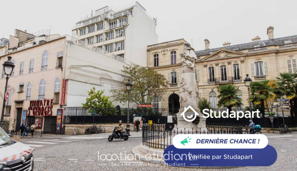 Logement tudiant Studio à Paris 09me arrondissement (75009)