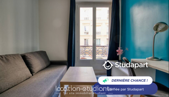 Logement tudiant Studio à Paris 10me arrondissement (75010)