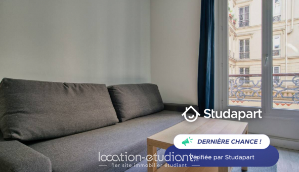 Logement tudiant Studio à Paris 10me arrondissement (75010)