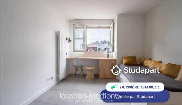 Logement tudiant Studio à Paris 10me arrondissement (75010)