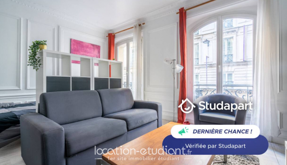 Logement tudiant Studio à Paris 10me arrondissement (75010)