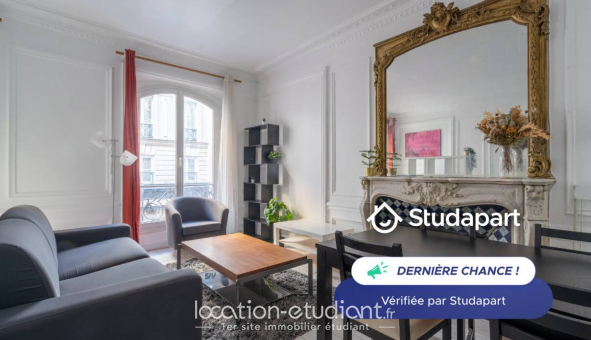 Logement tudiant Studio à Paris 10me arrondissement (75010)