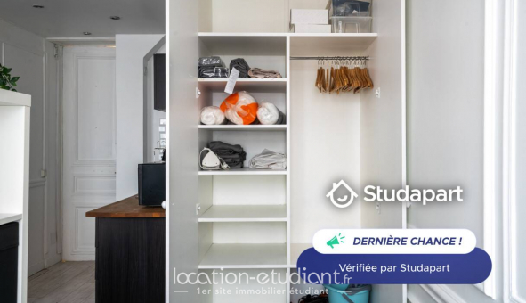 Logement tudiant Studio à Paris 10me arrondissement (75010)