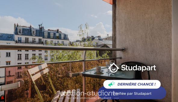 Logement tudiant Studio à Paris 10me arrondissement (75010)