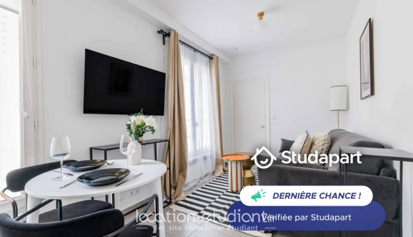 Logement tudiant Studio à Paris 10me arrondissement (75010)