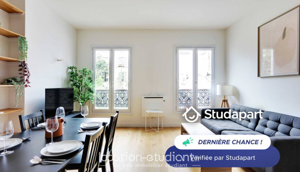 Logement tudiant Studio à Paris 10me arrondissement (75010)