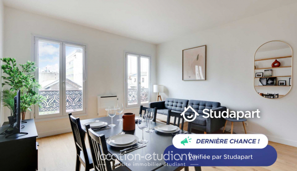 Logement tudiant Studio à Paris 10me arrondissement (75010)