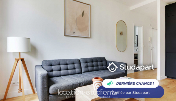 Logement tudiant Studio à Paris 10me arrondissement (75010)