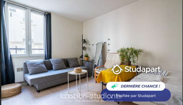 Logement tudiant Studio à Paris 10me arrondissement (75010)