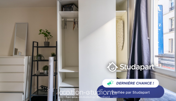 Logement tudiant Studio à Paris 10me arrondissement (75010)