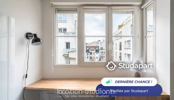 Logement tudiant Studio à Paris 10me arrondissement (75010)