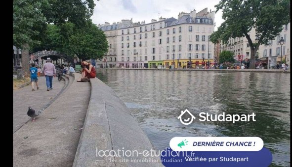 Logement tudiant Studio à Paris 10me arrondissement (75010)