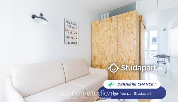 Logement tudiant Studio à Paris 11me arrondissement (75011)