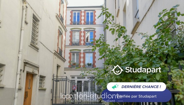 Logement tudiant Studio à Paris 11me arrondissement (75011)