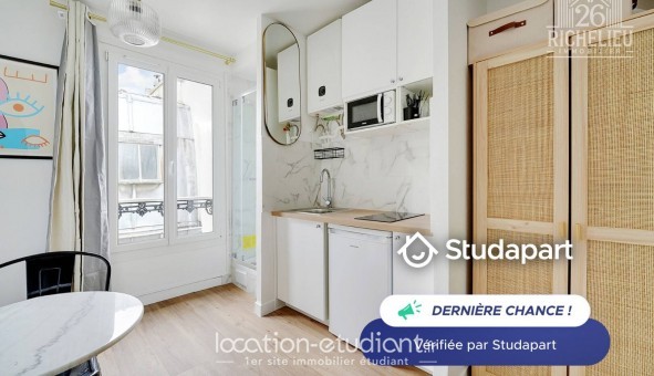 Logement tudiant Studio à Paris 11me arrondissement (75011)