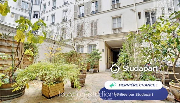 Logement tudiant Studio à Paris 11me arrondissement (75011)