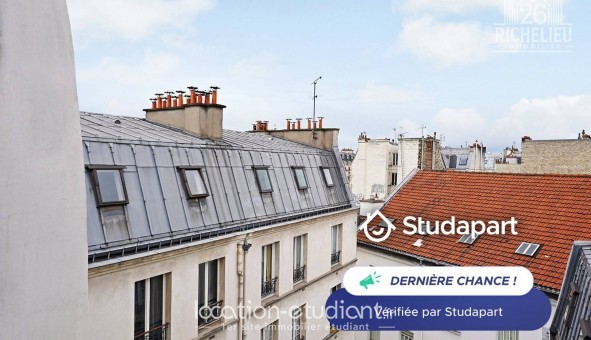 Logement tudiant Studio à Paris 11me arrondissement (75011)