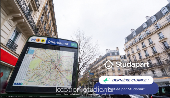 Logement tudiant Studio à Paris 11me arrondissement (75011)