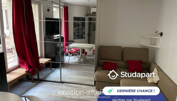 Logement tudiant Location Studio Meublé Paris 11me arrondissement (75011)