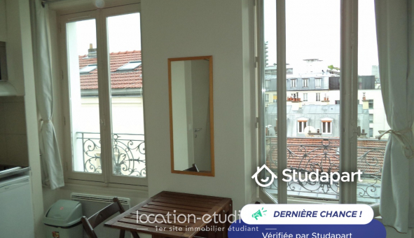 Logement tudiant Studio à Paris 11me arrondissement (75011)