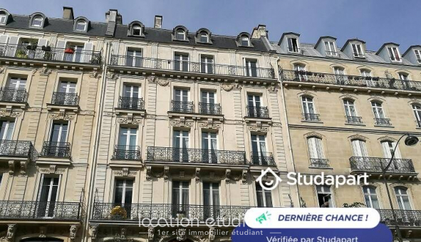 Logement tudiant Studio à Paris 11me arrondissement (75011)