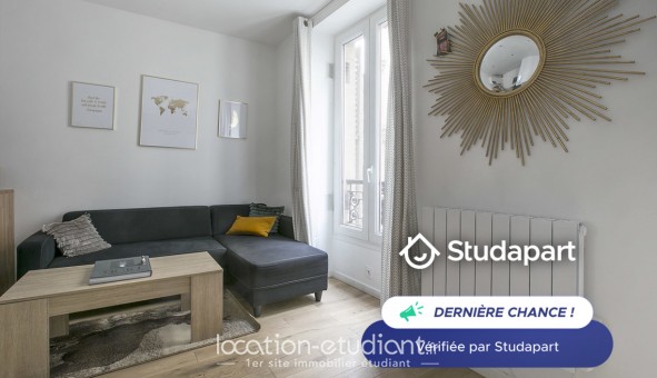 Logement tudiant Location Studio Meublé Paris 12me arrondissement (75012)