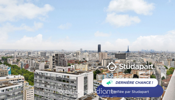 Logement tudiant Studio à Paris 13me arrondissement (75013)