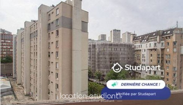 Logement tudiant Studio à Paris 13me arrondissement (75013)