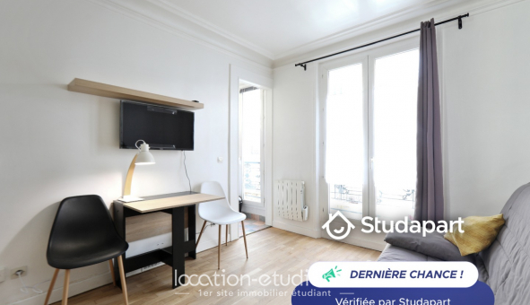 Logement tudiant Location Studio Meublé Paris 13me arrondissement (75013)