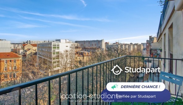 Logement tudiant Location Studio Meublé Paris 14me arrondissement (75014)