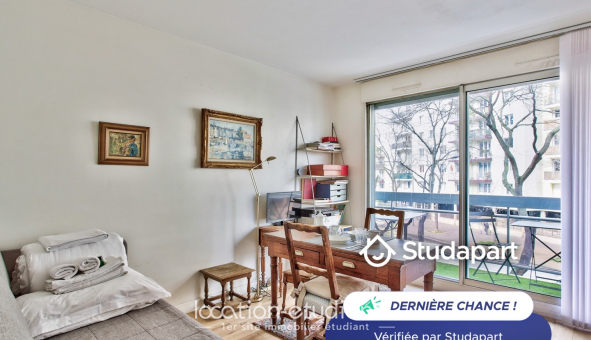 Logement tudiant Studio à Paris 15me arrondissement (75015)